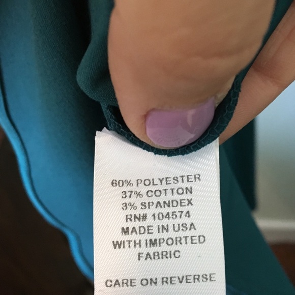 The Vanity Room Satin Party Dress Blue Mini Short Ruffles Large Silky Flare - Picture 5 of 5